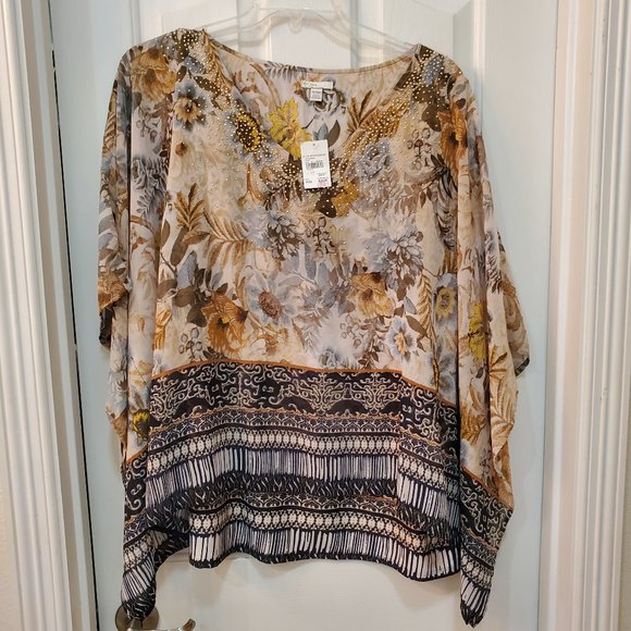 Cato Tops - Floral Thin Blouse